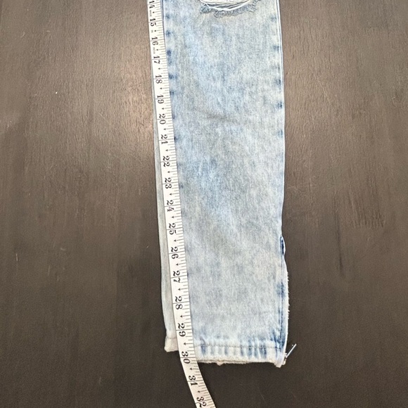 Guess light wash bling rhinestone studded distressed glam edgy chic jeans NWT 26 - Picture 13 of 15